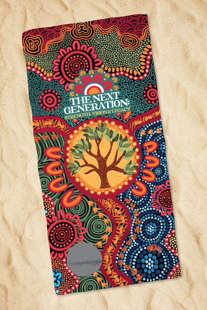 Wurung (Branches) NAIDOC 2025 Beach Towel