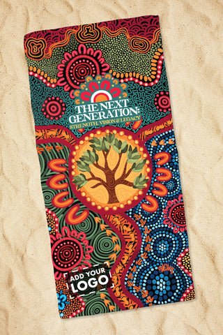 Wurung (Branches) NAIDOC 2025 Beach Towel