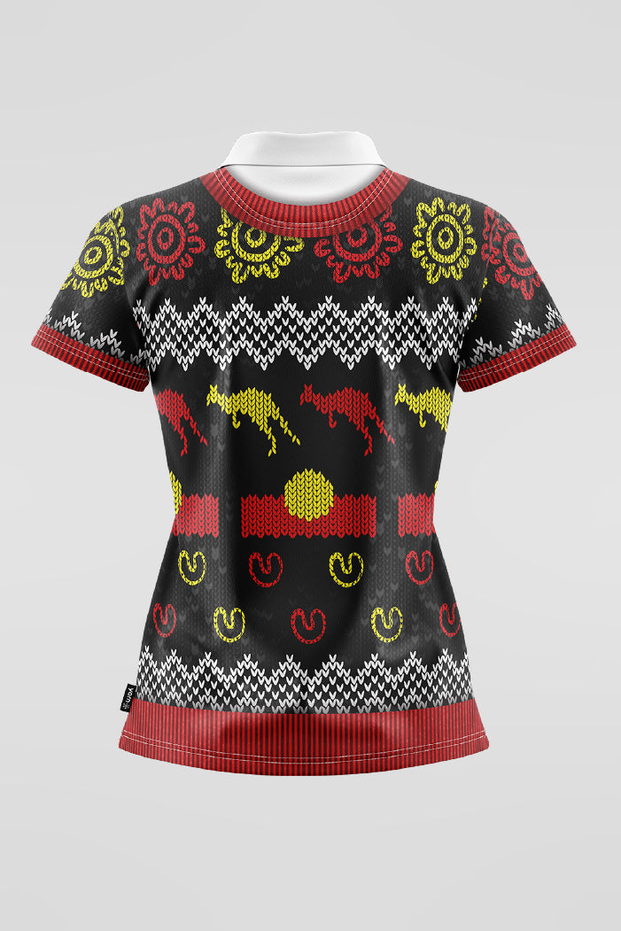 Christmas Joy (Flag) Polo Shirt