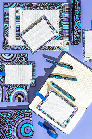 (Bulk Order) Our Future, Together NAIDOC 2024 Notepad 3 Pack (A4, A5 & A6) with 3 Pack of Pens