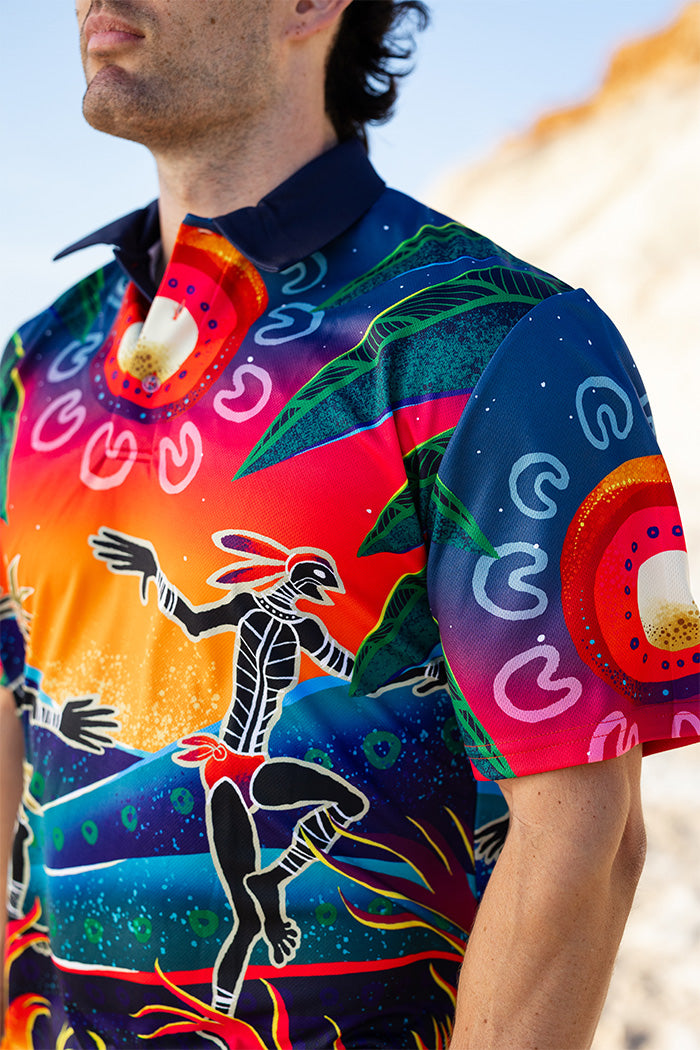 (Bulk Order) Fire Spirit People Unisex Polo Shirt