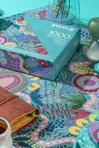 A Chapter Closing 1000 Piece Indigenous Artwork Puzzle - Ready Stock