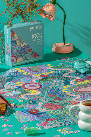 A Chapter Closing 1000 Piece Indigenous Artwork Puzzle - Ready Stock