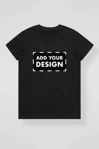 "Design Your Own" Cotton Crew Neck T-Shirt