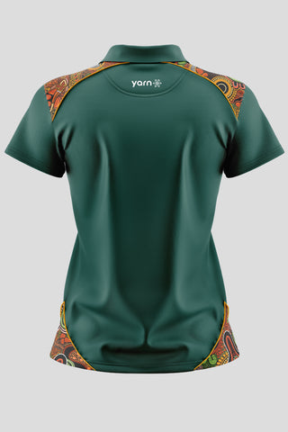 Proud & Deadly NAIDOC 2024 Forest Green Bamboo (Classic) Polo Shirt