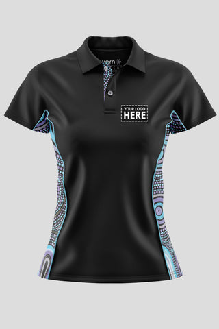 (EXPRESS) Our Future, Together NAIDOC 2024 Black Bamboo (Simpson) Polo Shirt