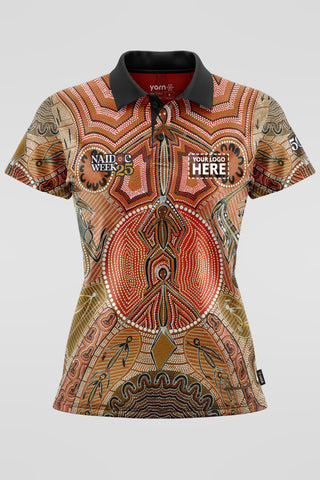 (EXPRESS) Leaving Footprints NAIDOC 2025 Polo Shirt