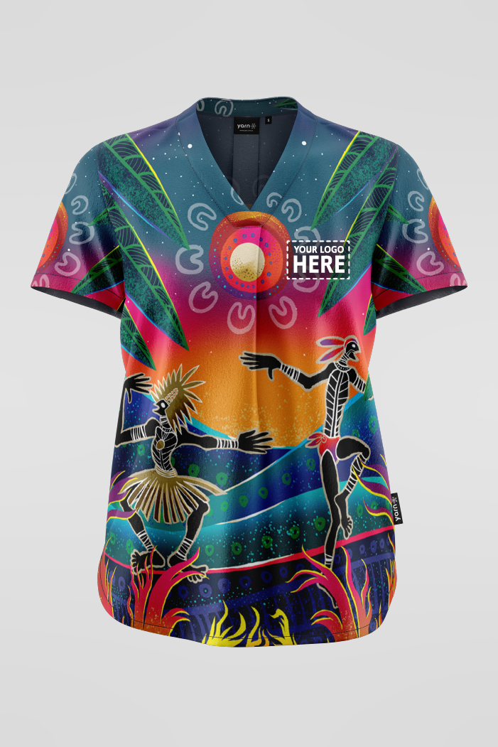 Fire Spirit People NAIDOC 2024 V Neck Women