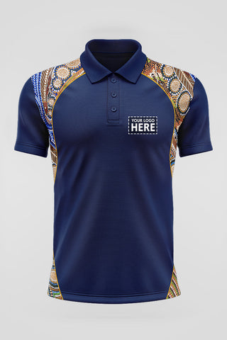 Healing Land, Rivers, Sea and Ocean UPF50+ Bamboo (Classic) Unisex Polo Shirt